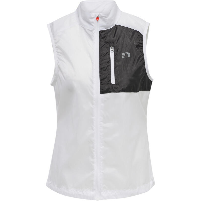 Enfiler Vest Women Packable Course Femme NEWLINE