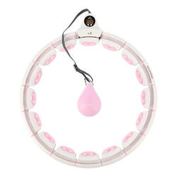 cerceau hula-hoop avec points de massage et balle à gravité + compteur hhw06 HMS