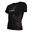 T-shirt met korte mouwen Fitness Running Cardio damen zwart