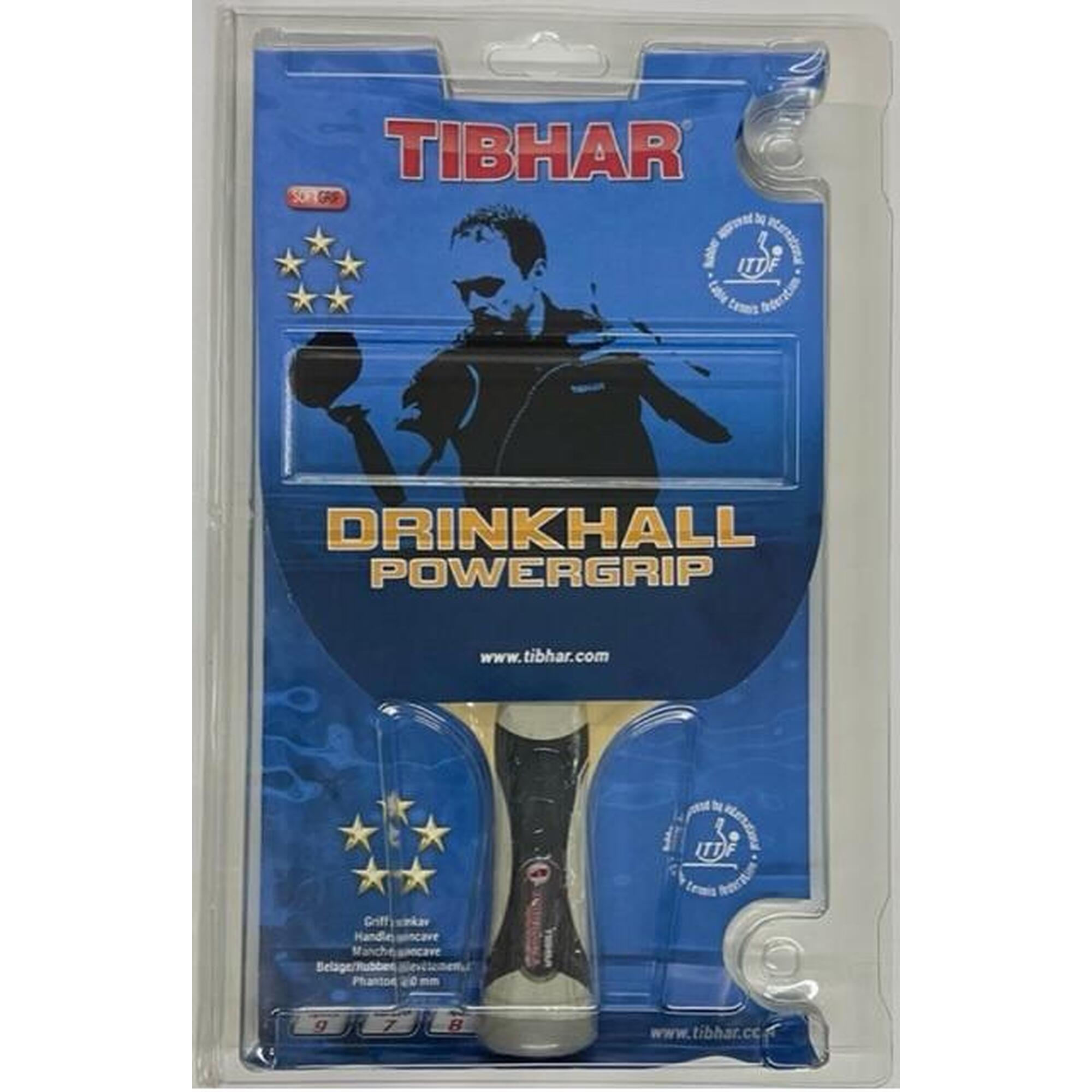 Tibhar Drinkhall Powergrip Table Tennis Bat 1/5