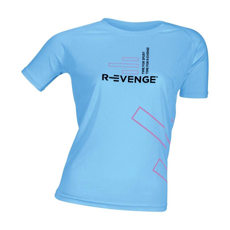 T-shirt manches courtes femme Fitness Running Cardio turquoise