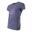 Technisches Kurzarm-T-Shirt damen Fitness Running Cardio Melange Blau