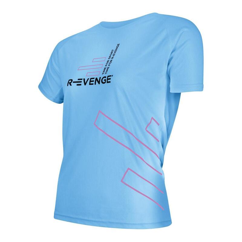 T-shirt manches courtes femme Fitness Running Cardio turquoise