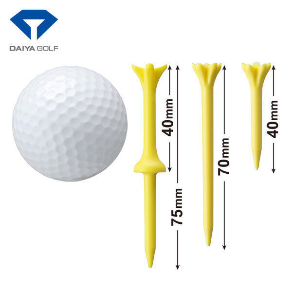 TE-433 REPRO GOLF TEE SHORT 40MM - YELLOW