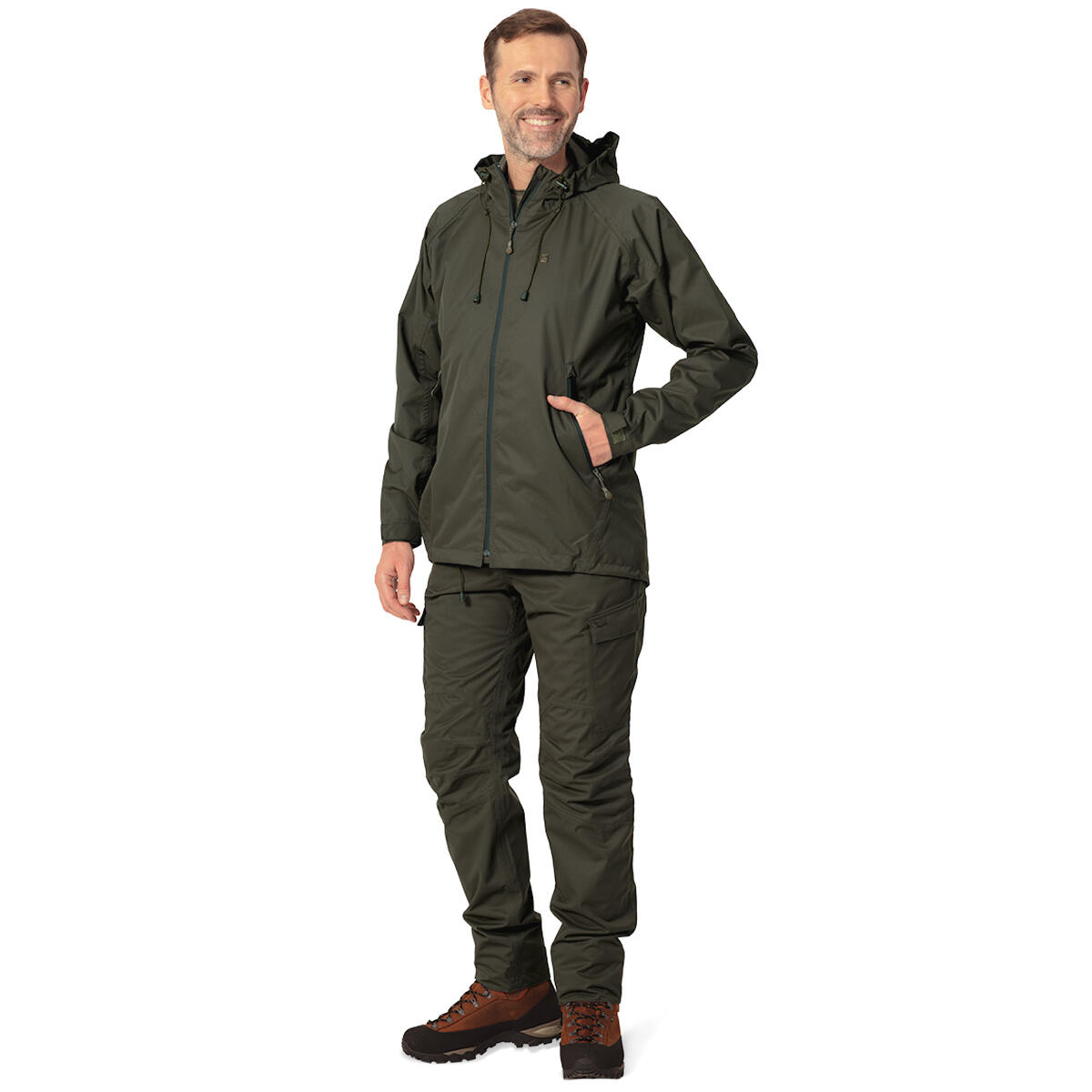 Kurtka myśliwska męska Tagart Rain Light Dark Green z membraną 4/5
