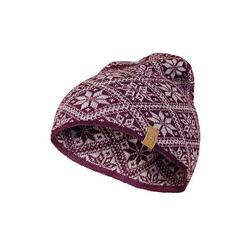 Bonnet en laine tricoté Freya Chou Rouge - Taille Unique - Rouge