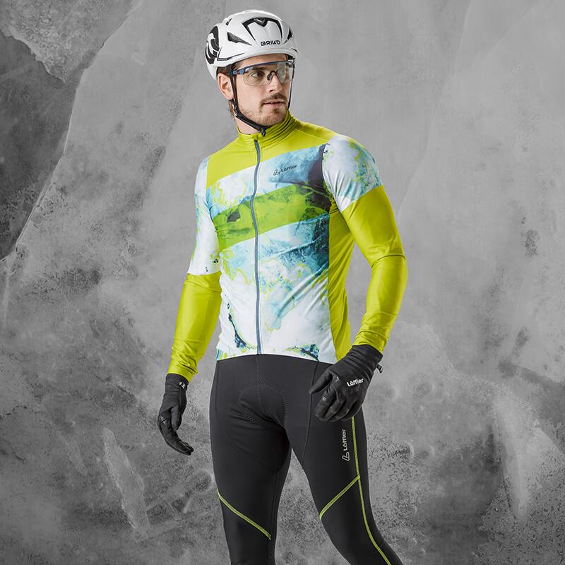 Maillot vélo manches longues M Bike L/S Jersey Floes - Vert 5/5