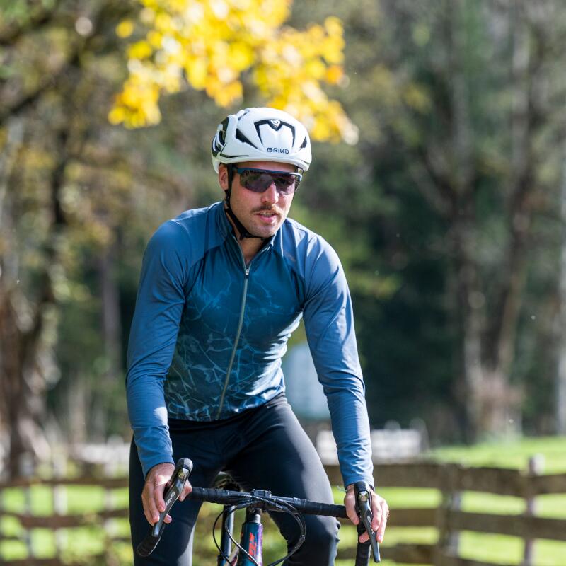 Maillot Cyclisme Manches Longues M Bike L/S Jersey Crush Hotbond® RF - Bleu 5/5