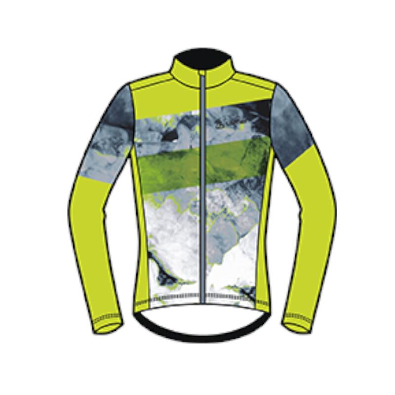 Maillot vélo manches longues M Bike L/S Jersey Floes - Vert 4/5