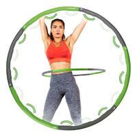 Cerceau Hula Hoop pour abdos 1.2kg vert