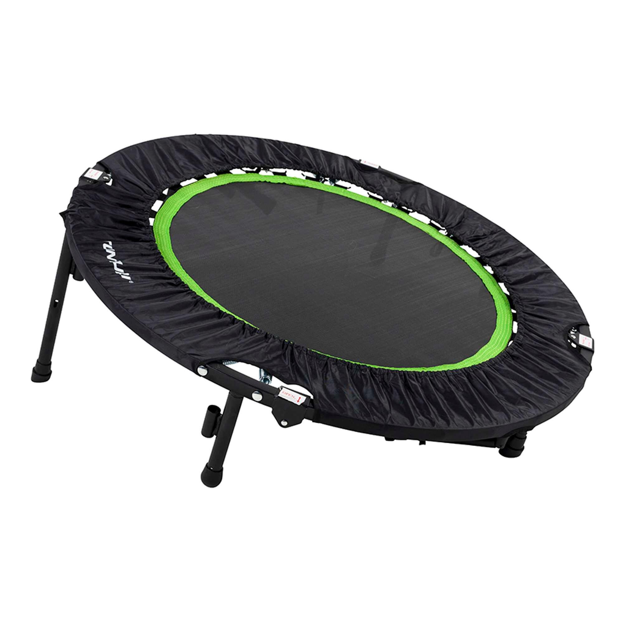 Foldable fitness trampoline