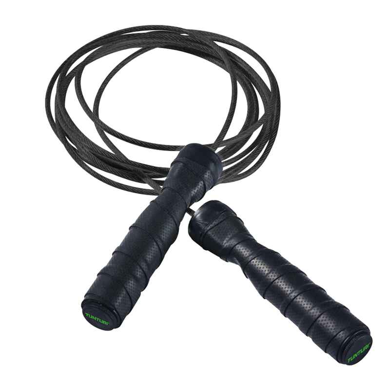 Steel Jump Rope Weighted Pro - Schweißresistente Griffe