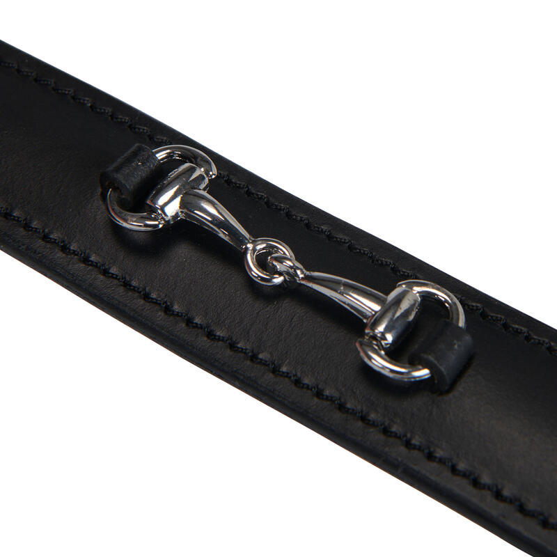 Horse Ride lederen riem met snaffle stukjes