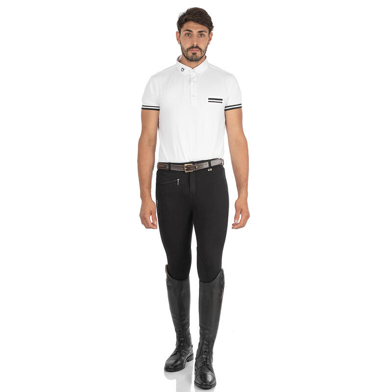 Pantalon d'équitation homme en coton elastique