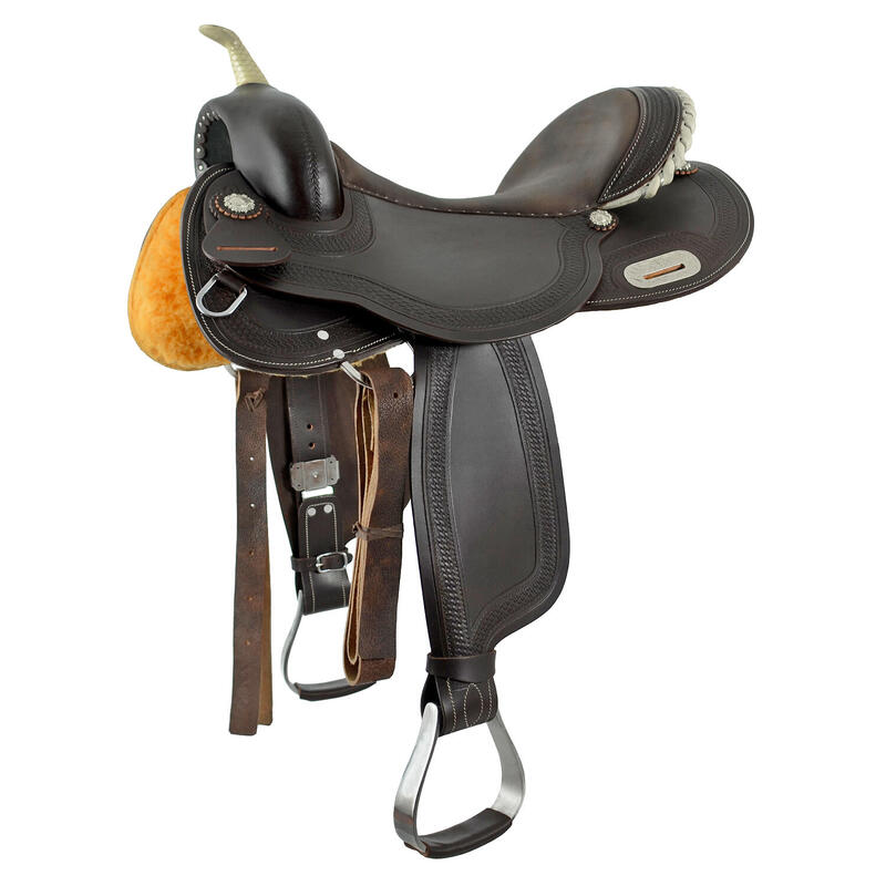 Western Barrel Saddle Quarter Model