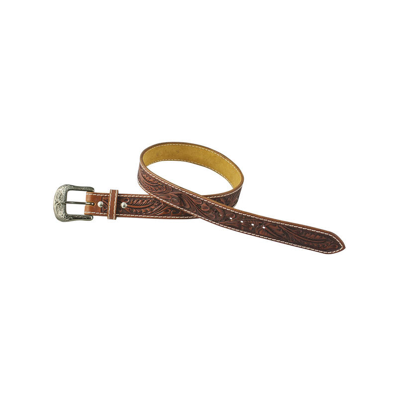 Ceinture western en cuir avec motif floral      5300€ 6000€ -11%    * La vente débute le 12/06/2025    POOL'S Ceinture western en cuir avec motif floralVendu exclusivement en ligne   