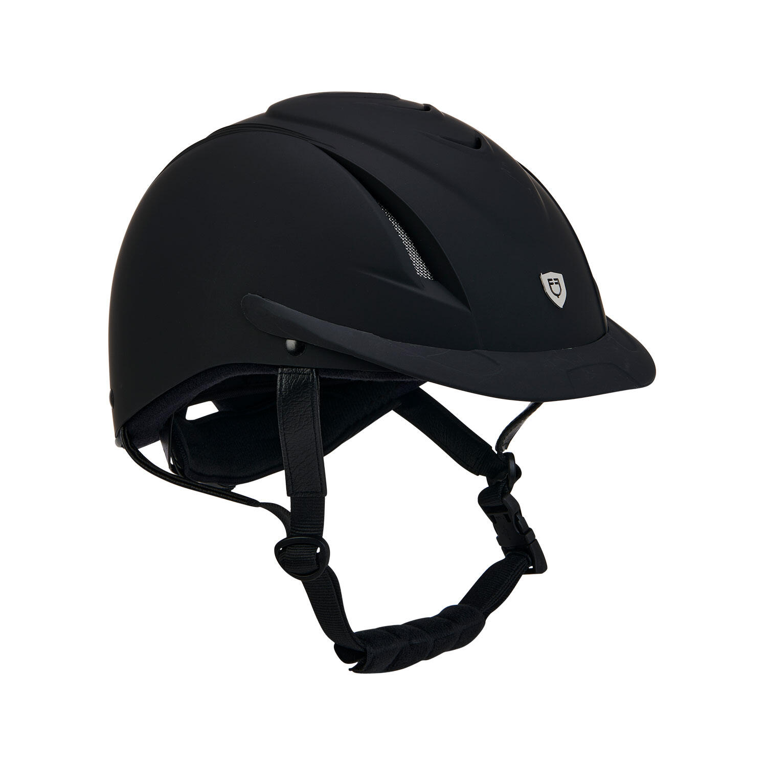 EQUESTRO Cap equitazione ultra-light con logo frontale
