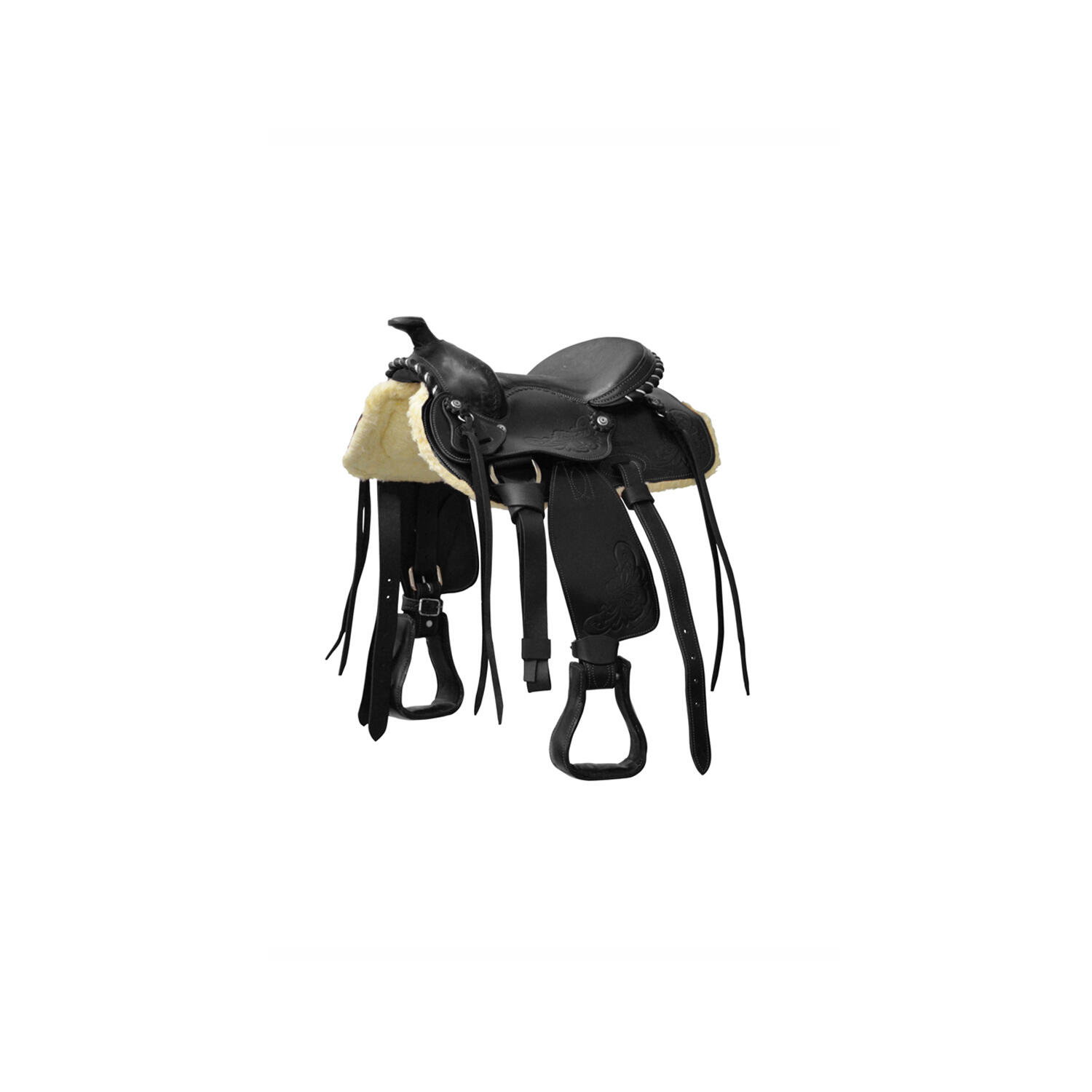 LAKOTA Sella western da pony modello Silver Wire