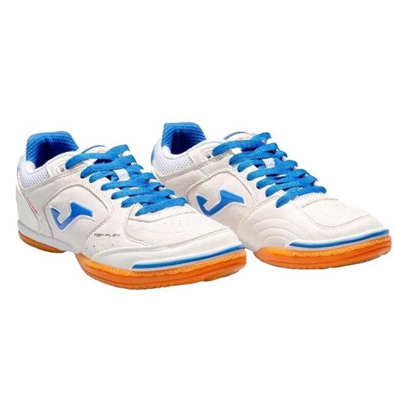 Sapatilhas de futsal para adultos Joma Top flex 21 em branco