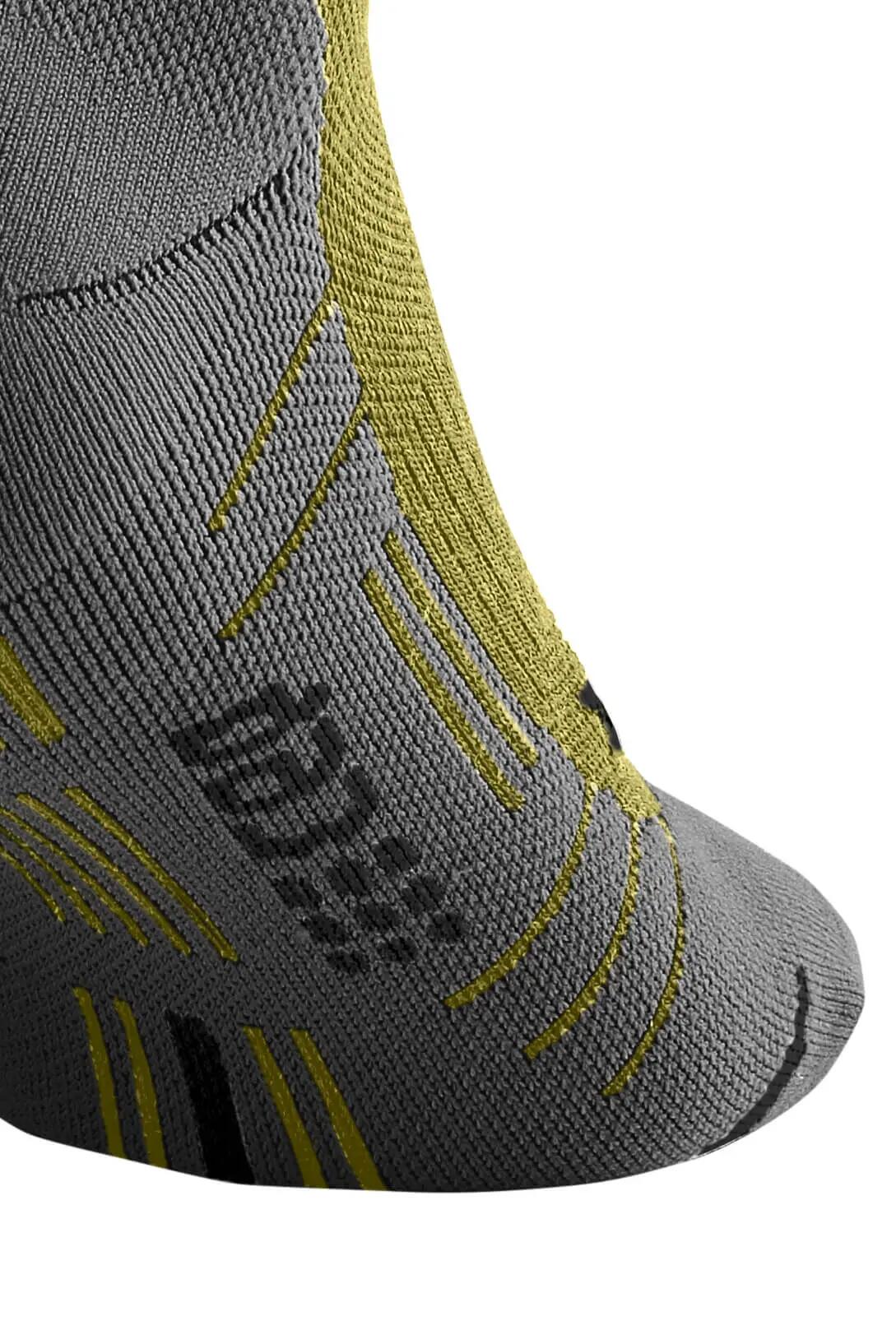 Sosete compresie medii - hiking light merino socks W - olive | grey 5/5