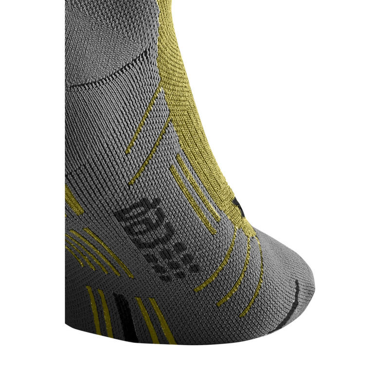 Sosete compresie medii - hiking light merino socks W - olive | grey