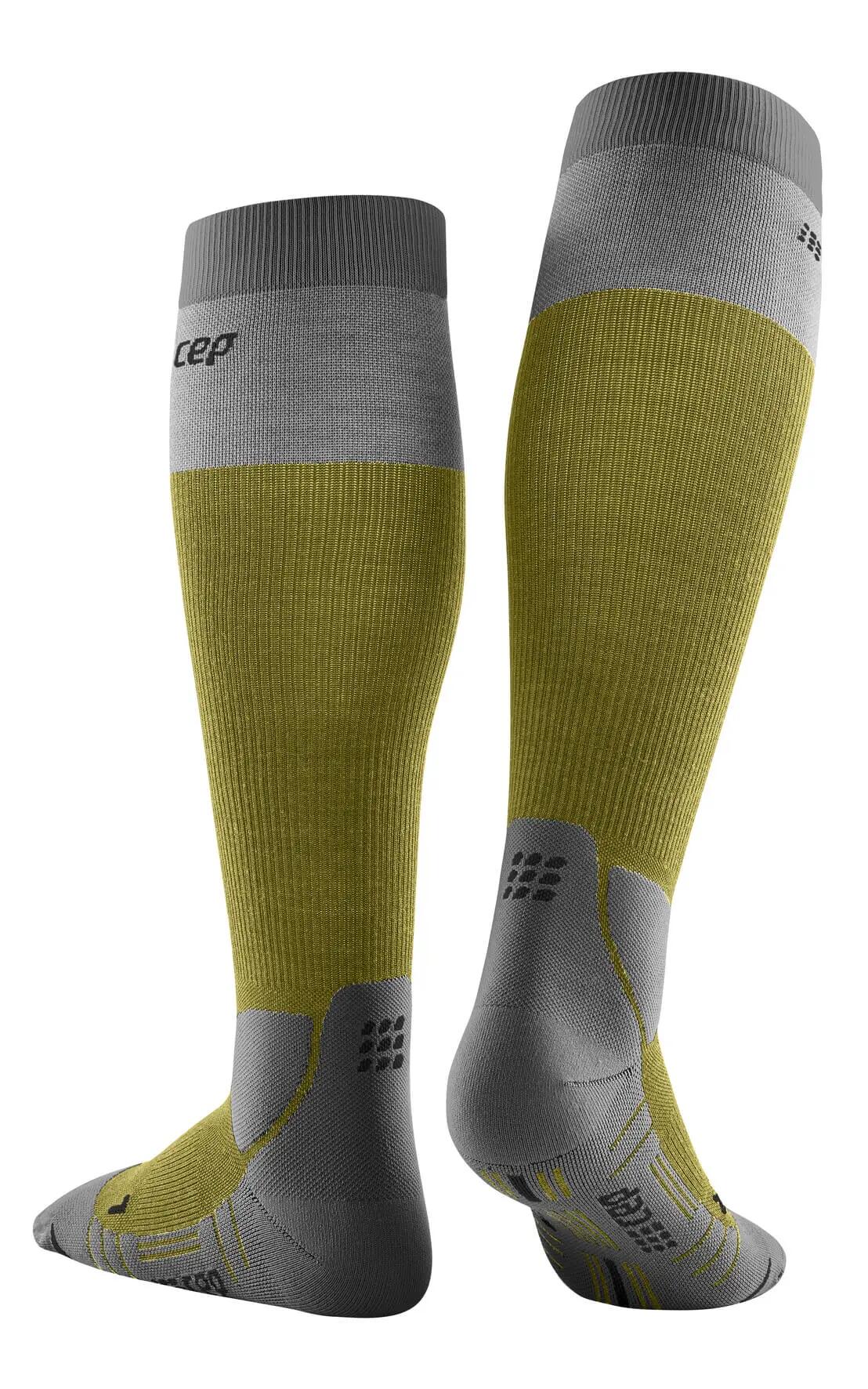 Sosete compresie medii - hiking light merino socks W - olive | grey 2/5