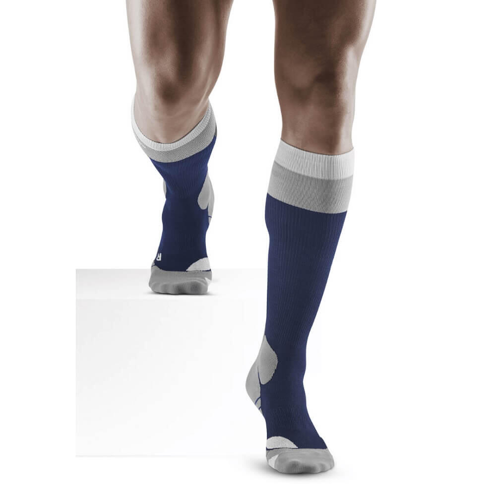 CEP Hiking Light Merino Tall Compressie wandelsokken - Navyblauw - Heren 2/5