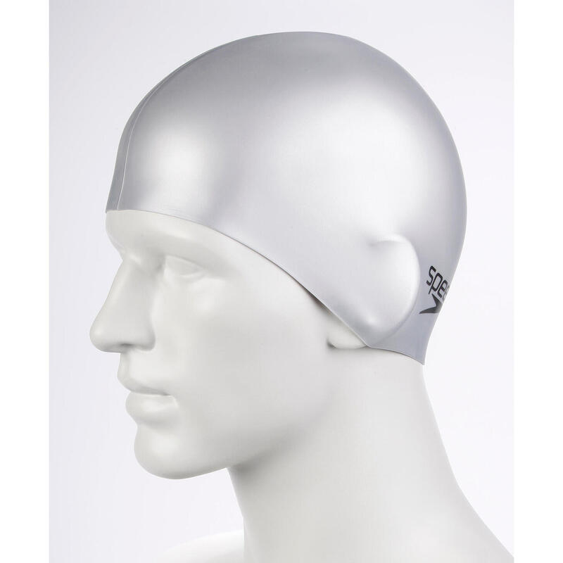 Casca inot adulti silicon Speedo Flat argintiu
