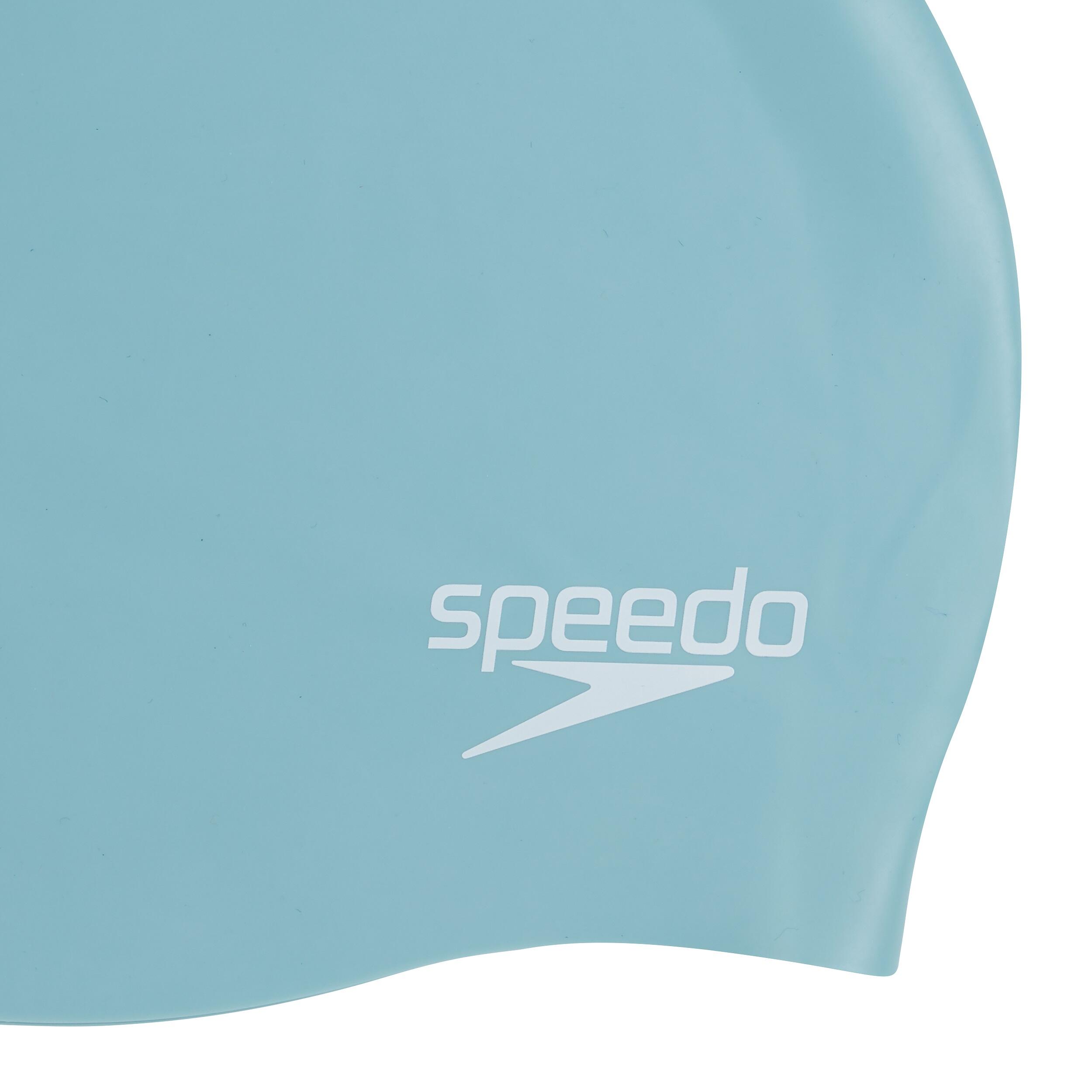 Speedo Moulded Silicone Cap, Sage 2/3