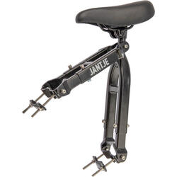Selle Enfant Universelle sur Tube Mirage Jantje avec Repose-Pieds - Noir