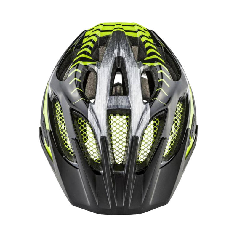 Alpina Helm FB JR. 2.0 black-steelgrey-neon gls 50-55