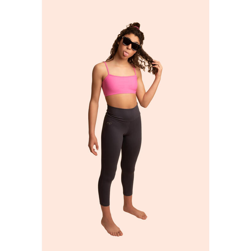 Eenvoudige roze sporttop voor meisjes