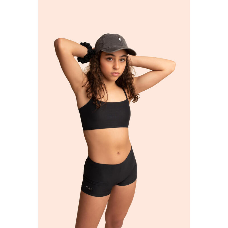 Dames Basic Sport Top Zwart