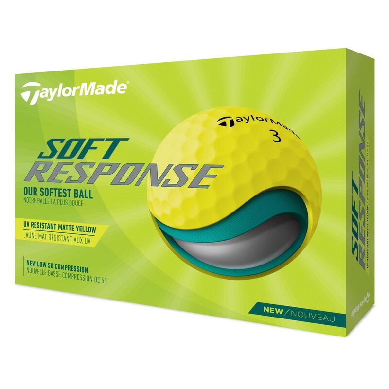 Bola Golf Soft Response amarillo x12