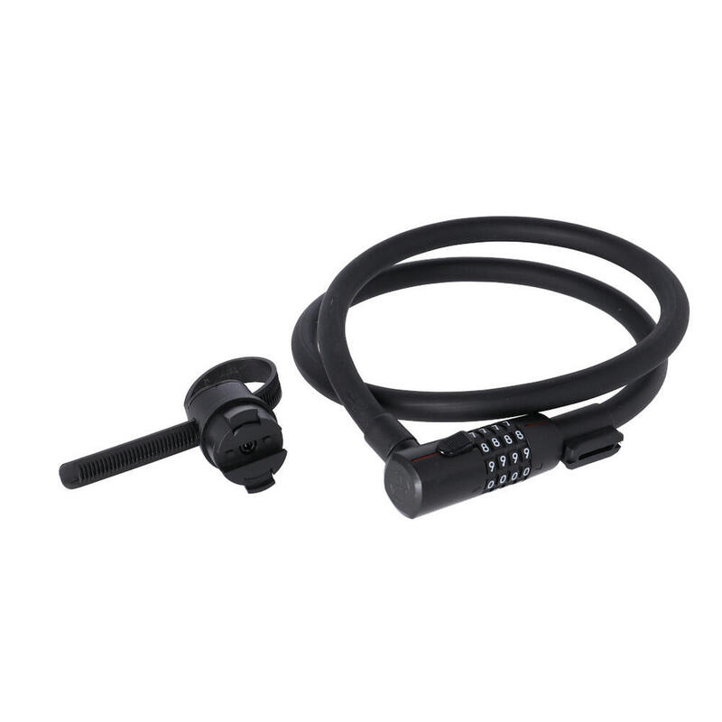 TRELOCK Câble-antivol à combinaison KS 415 Code, longueur 110cm, Ø15mm, noir