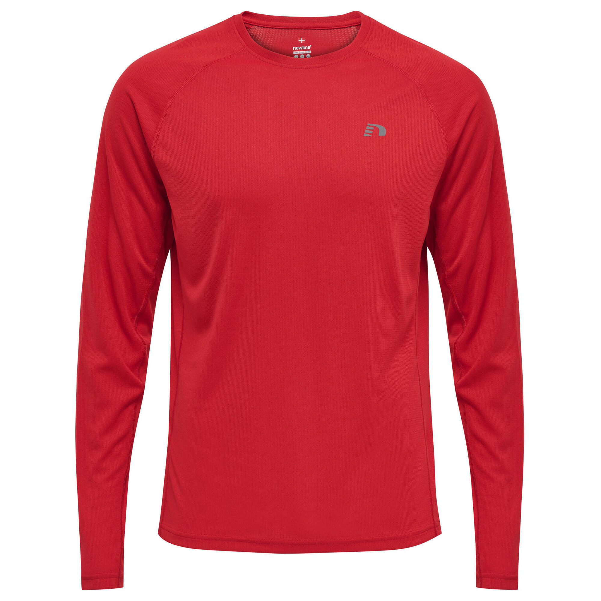 Newline - Enfiler T-shirt Men Core Homme Newline - T-shirt Manches Longues - Rose|rouge - S - Decathlon