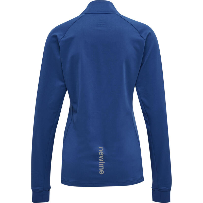 Sweatshirt Mit Kurzem Reißverschluss Damen