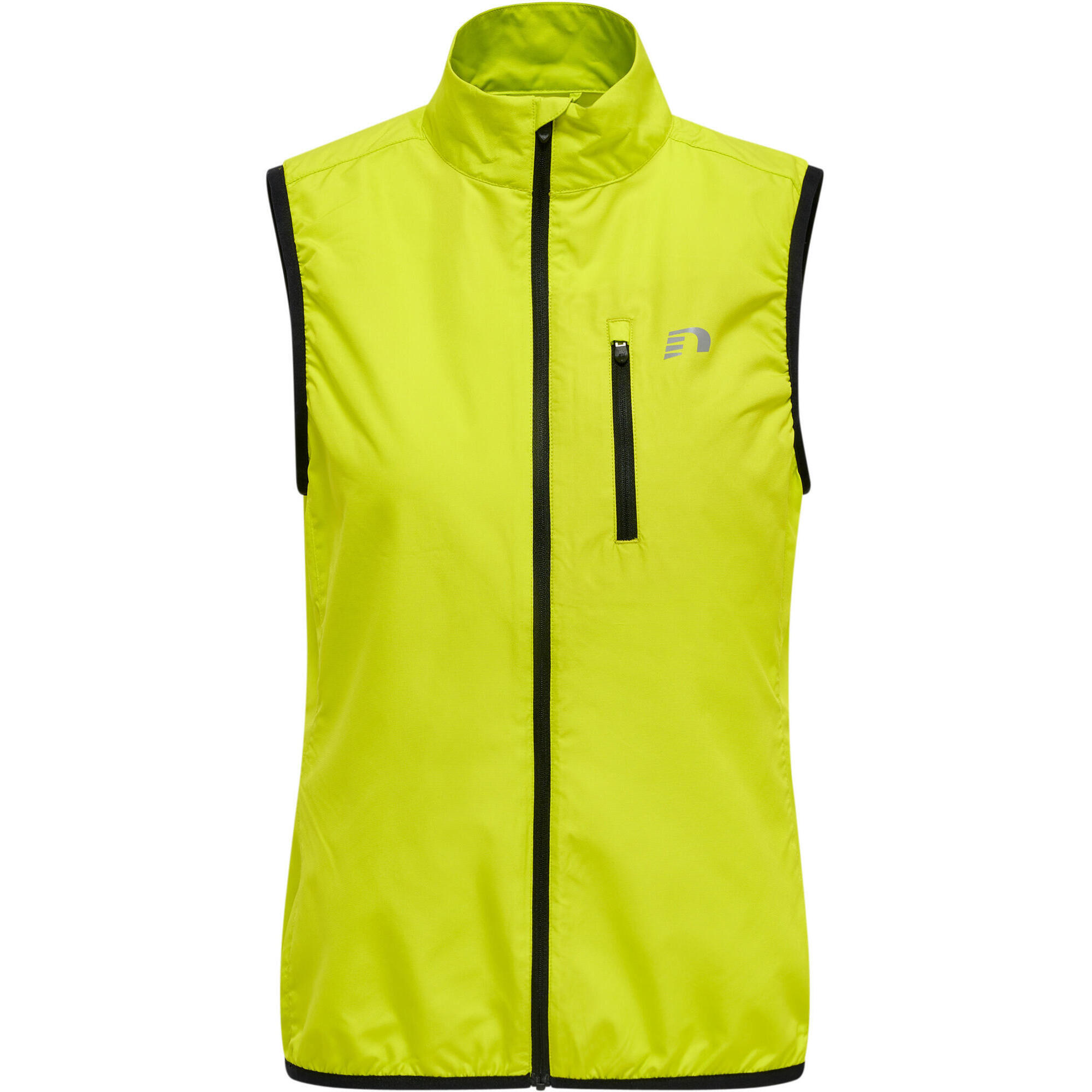 Newline - Fermeture Éclair Spray Adhérent Women's Core Femme Newline - Gilet Sans Manche - Jaune|vert - 36 Xs - Decathlon