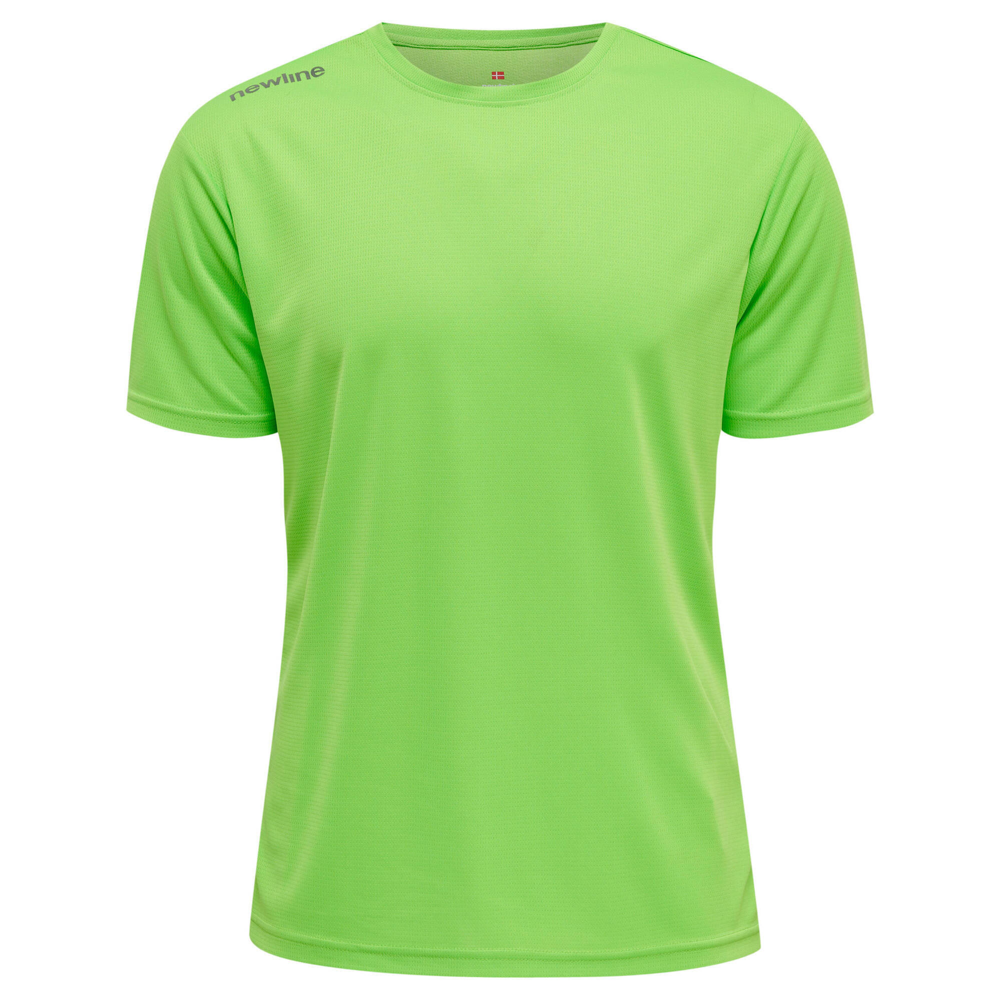 Newline - Enfiler T-shirt Men Core Homme Newline - Maillot Manches Courtes - Vert - S - Decathlon