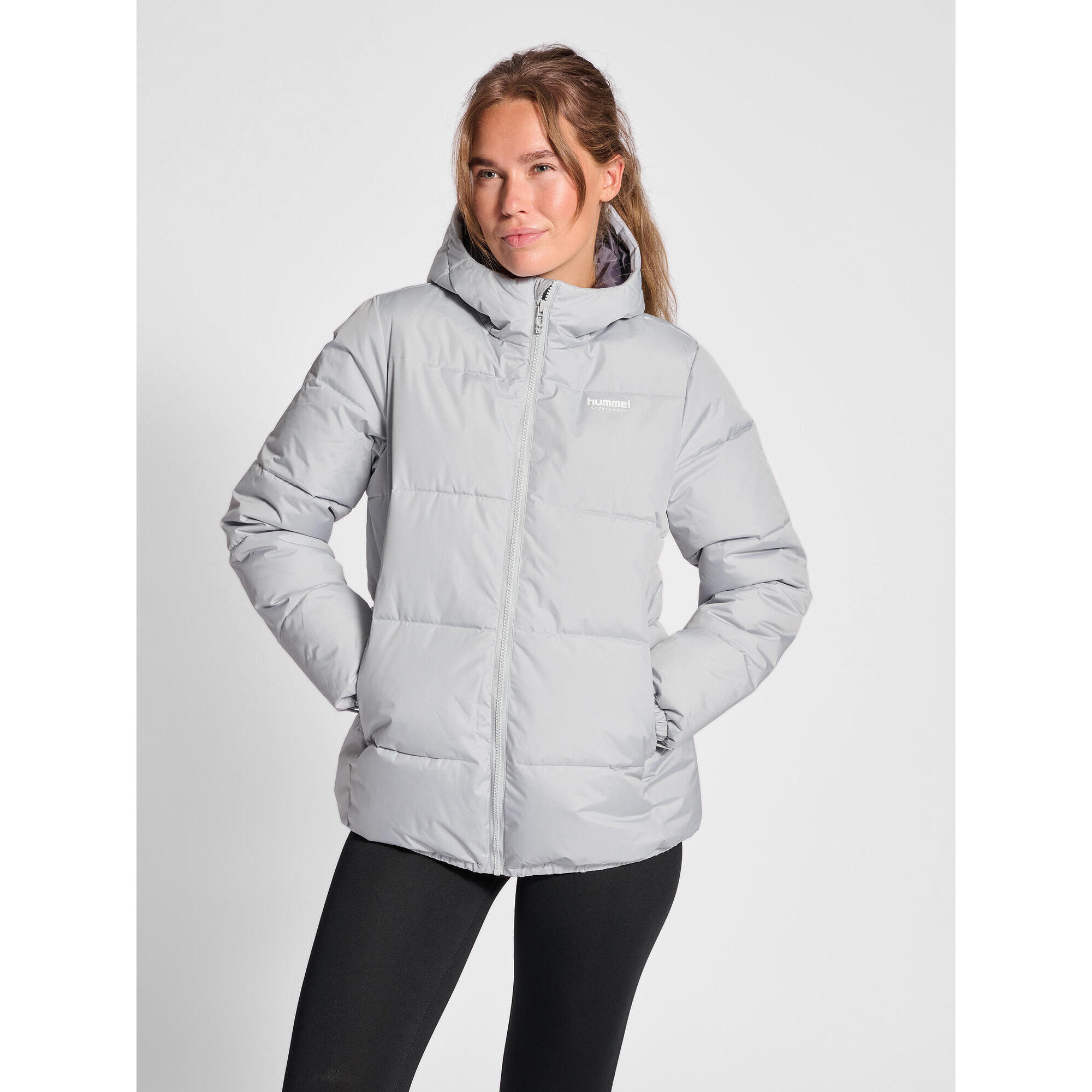 Hummel - Fermeture Éclair Combinaison Hmllgc Nicola Femme Hummel - Doudoune Duvet - Gris - S - Decathlon