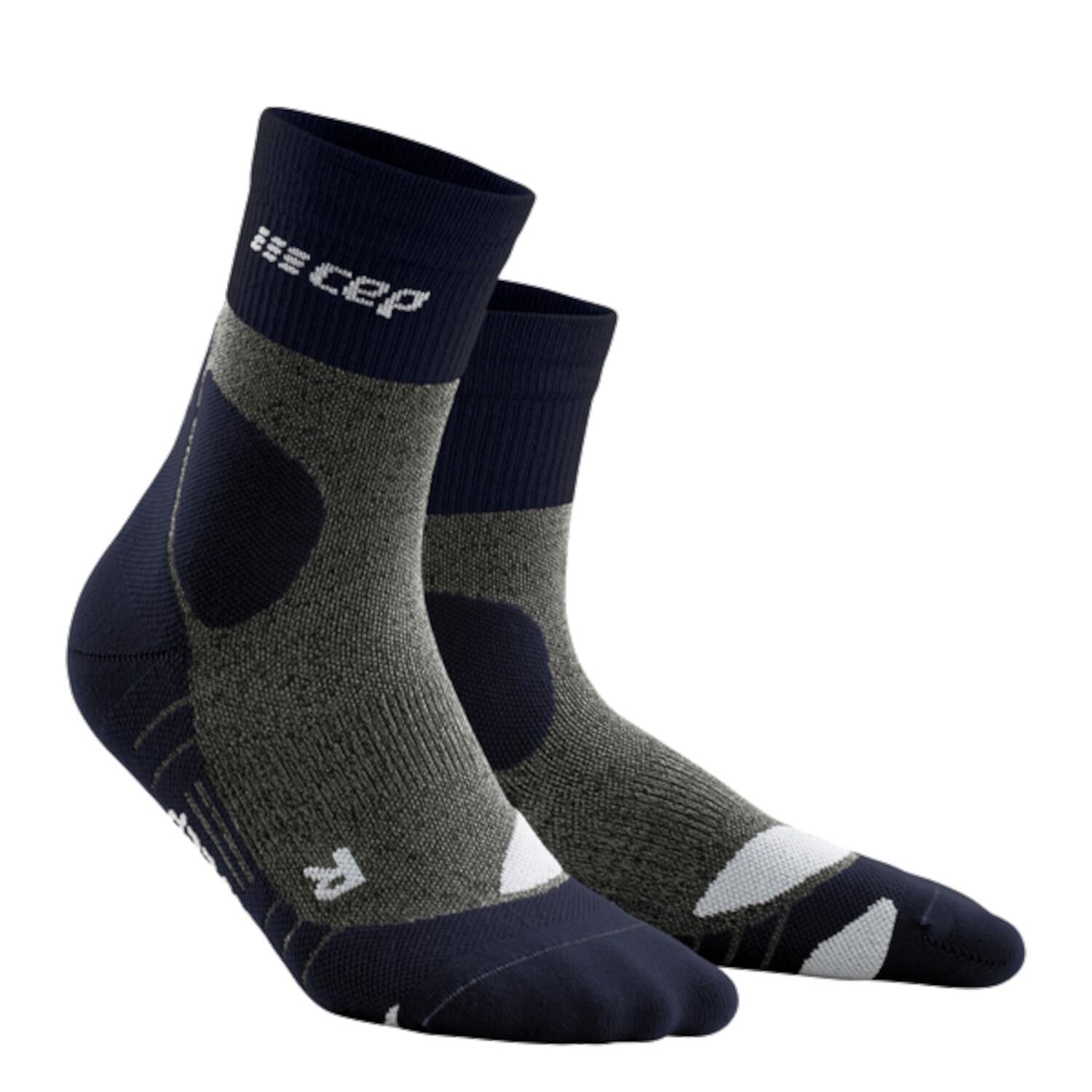 CEP CEP Hiking Merino Mid-Cut Compressie - Navyblauw - Dames