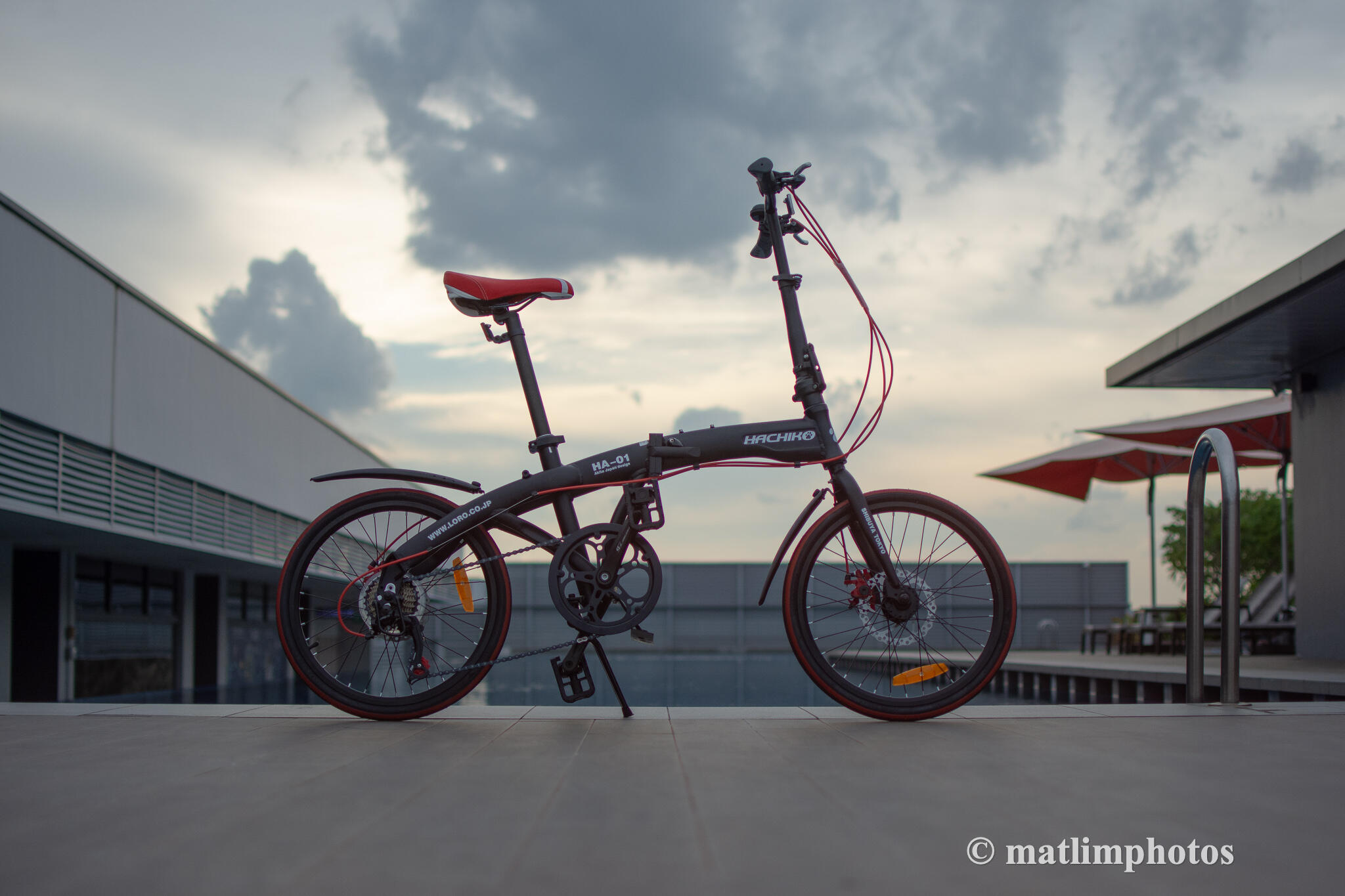Foldable Bicycle HA-01 | 20 Inch 7 Speed Shimano | Orange