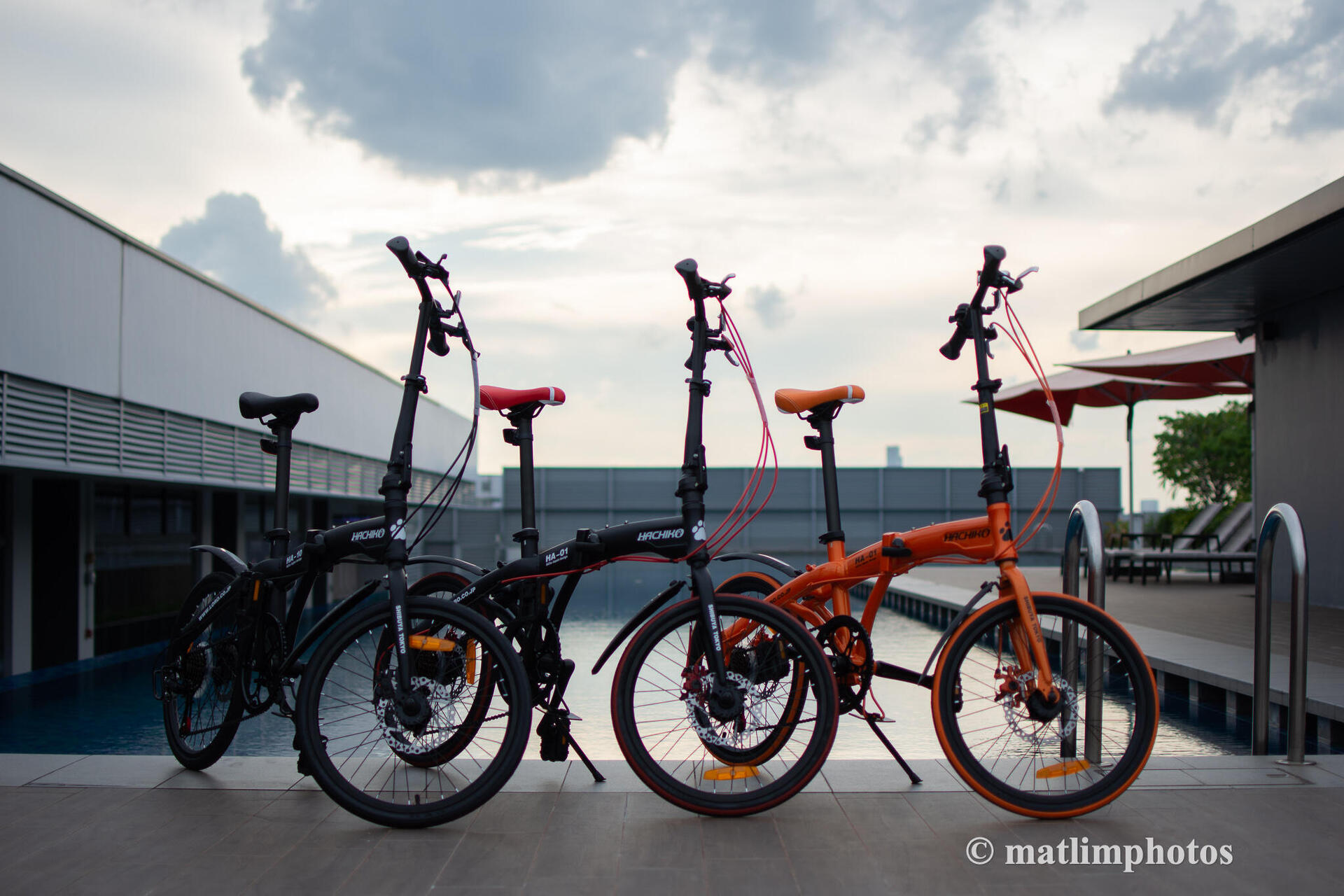 Foldable Bicycle HA-01 | 20 Inch 7 Speed Shimano | Orange