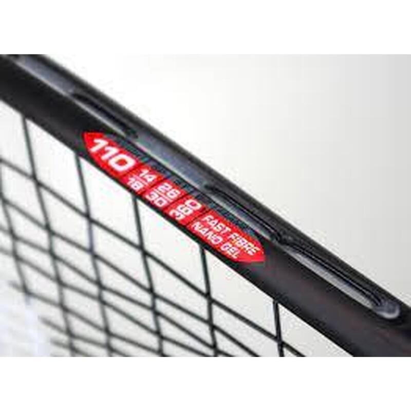 Karakal Core 110 Unisex Carbon Fiber Squash Racket- Black