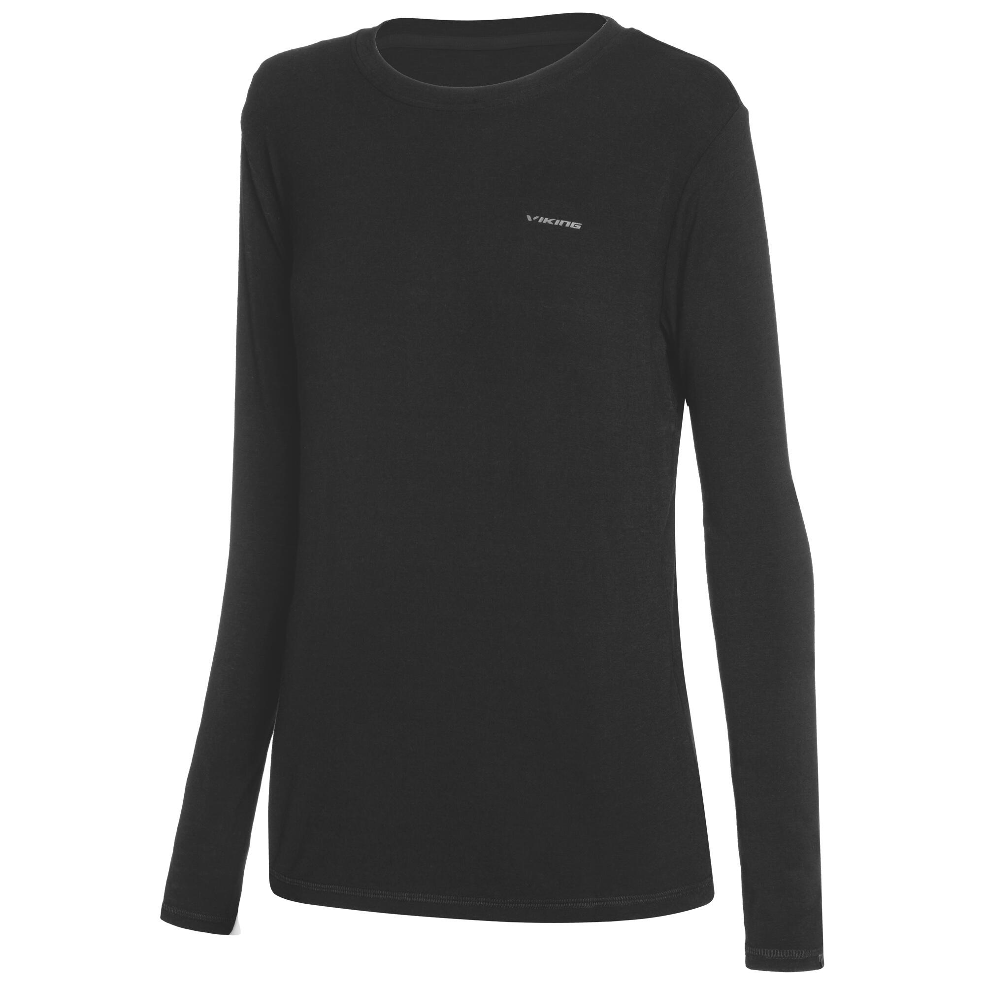 Koszulka longsleeve damska Viking Teres z przędzy bambusowej i wełny Merino 4/5