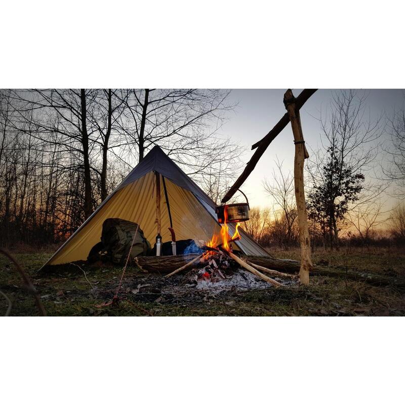 Bushmen Ultralight Tarp 3x3 - Dark Olive