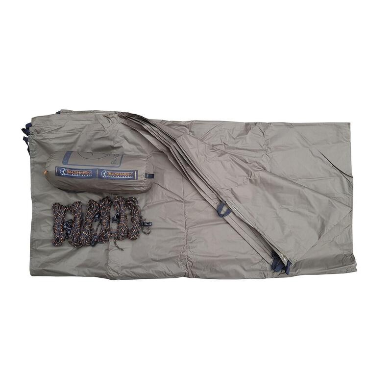 Bushmen Ultralight Tarp 3x3 - Dark Olive