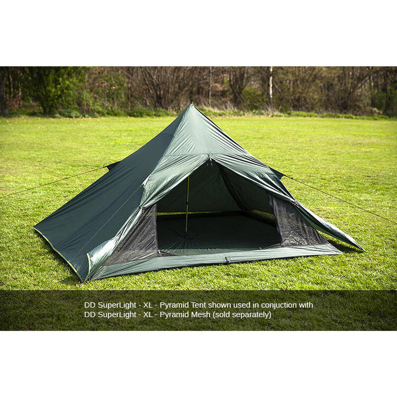 DD Hammocks SuperLight - XL Pyramid Tent              Tipi-tent