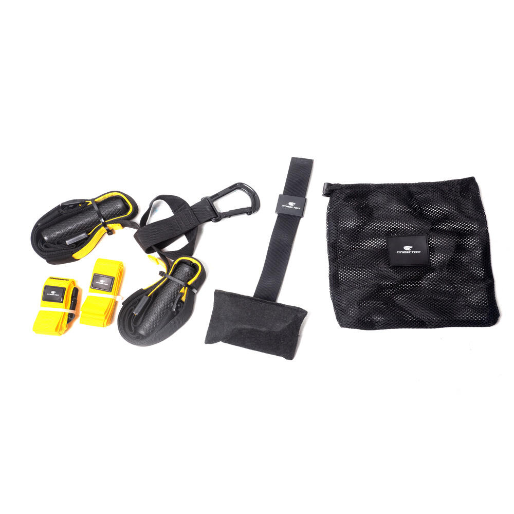 Fitness Tech - Système De Suspension Trx Pro P3 Fitness Tech Jaune - Sangle De Suspension - Jaune - No Size - Decathlon