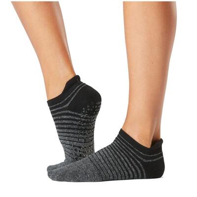 Tavi savvy yoga no-show grip socks - grijs/donkergrijs - gripsokken
